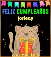 GIF Feliz Cumpleaños Jorleny
